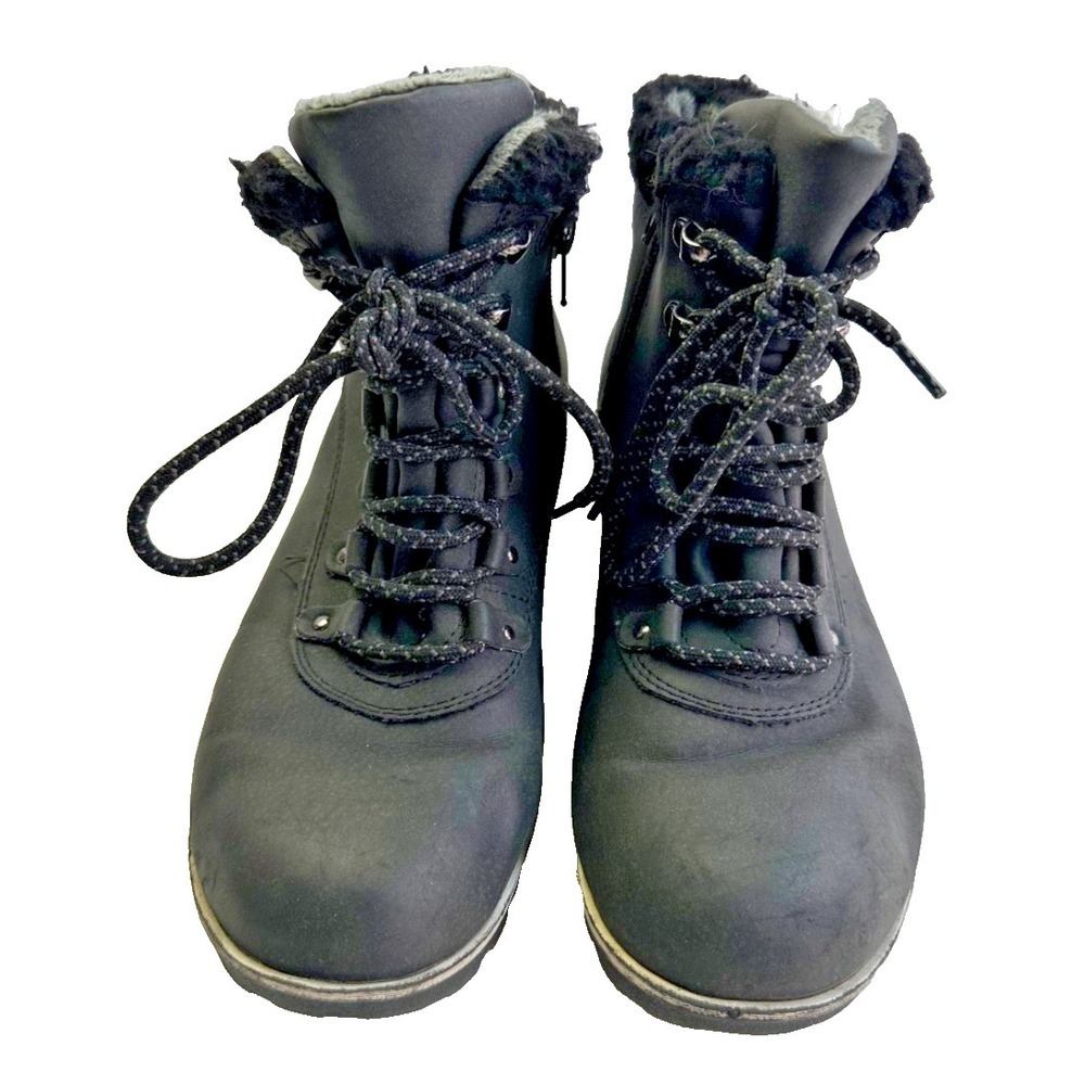 JBU by Jambu Moonstone Hiker Boots Black 7M Waterproof Zip Lace Comfort Utility